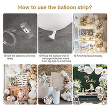 Load image into Gallery viewer, Balloon Arch Kit Garland,Aivatoba Balloons Gold White Confetti Balloons Matellic Latex Helium Ballons Decoration for Baby Shower, Girls Wedding Children Birthday Party Decoration