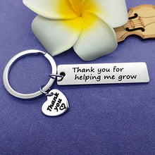 Load image into Gallery viewer, Thank You for Helping Me Grow Keyring Teacher Appreciation Gifts Teacher Keyring,Graduation Gifts for Teachers from Student,Thank You Gifts for Teacher Gift for Teachers' Day Thanksgiving Day