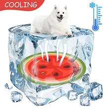 Load image into Gallery viewer, Furrybaby Dog Cooling Mat, Pet Bed Dog Mat Self-Cooling Pad Cool Gel Bed Large Dog Cooling Pads Mats, No Need to Refrigerate or Freeze, Apply Indoors Outdoors Car(Watermelon XL 65cm)