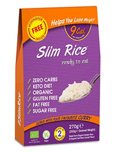 Load image into Gallery viewer, Eat Water Slim Rice Zero Carbohydrate 270g Pack of 5 | Made from Gluten Free Konjac Flour | Keto Paleo Diet and Vegan | Zero Sugar and Low Calorie Food