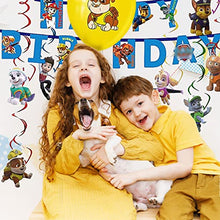Load image into Gallery viewer, Dog Patrol Birthday Party Balloons Supplies Set ,Cartoon Dog Theme Party Decoration Supplies for Boys and Girls Children include Happy Birthday Banner,Dog Balloons,Paw Dog Patrol Foil Ballons