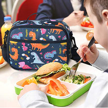 Load image into Gallery viewer, Momcozy Lunch Bag for Kids & Adult, Dinosaur Insulated Lunch Box Snack Box with Strap for Boys & Girls, Child Thermal Tote Cooler Bag Portable Leak Proof for School Picnic Outdoor or Work