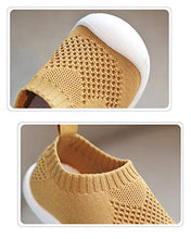 Load image into Gallery viewer, DEBAIJIA Baby First-Walking Shoes 1-4 Years Kid Shoes Toddler Infant Boys Girls Soft Canvas Breathable Sneakers Child Black 2 UK