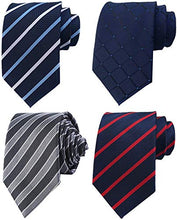 Load image into Gallery viewer, WeiShang Lot 6 PCS Classic Men's 100% Silk Tie Necktie Woven JACQUARD Neck Ties (Style 20)