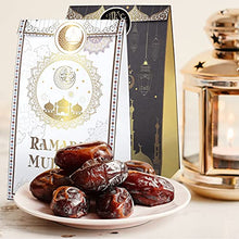 Load image into Gallery viewer, PLULON 12 Pieces Eid Mubarak Party Favor Bag with Stickers, Eid Mubarak Paper Bags, Eid Sweet Candy Gift Bags for Eid Muslim Ramadan Mubarak Decorations Supplies 2021