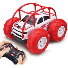 Load image into Gallery viewer, Remote Control Cars, 360° Flip Fun Stunt 15KM/H Fast RC Car Kids with Cool LED, Waterproof Monster Truck 2.4GHz 4WD Indoor Outdoor Toddler Toy Gift for Boys Girls Age 3-12, 2 Rechargeable Battery