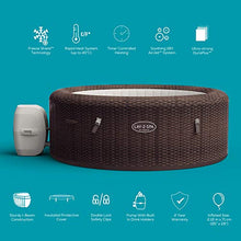 Load image into Gallery viewer, Lay-Z-Spa St Moritz Hot Tub, 180 AirJet Massage System Rattan Design Inflatable Spa with Freeze Shield Year Round Technology, 5-7 Person spa design interiors