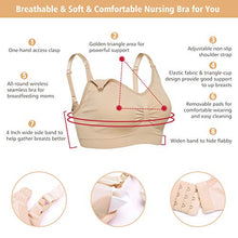 Load image into Gallery viewer, neppein Maternity Nursing Bra, 3Pack Seamless Pregnancy Bra Breastfeeding Bra Sleep Bralette with Removable Spill Prevention Pads and Bra Extenders