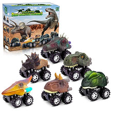 Load image into Gallery viewer, Dinosaur Toys for Boys Toys, Kids Toys Dinosaur Toys for 3 Year Old Boys 6 Pack Toddler Toys Pull Back Toy Cars for 2 Year Old Boys Christmas Birthday Easter Gifts for 2 3 4 5 6 Boys Girls