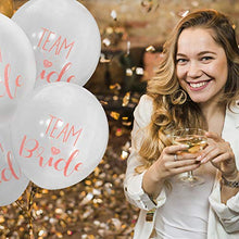 Load image into Gallery viewer, 12pk Team Bride Hen Party Balloons | Hen Do Wedding Decor Helium Balloon | Wedding Decorations Hen Party Supplies