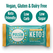 Load image into Gallery viewer, Pulsin - Choc Fudge Keto Bars - 18 x 50g - Value Multipack - Gluten Free, Plant Based, Palm Oil Free & Dairy Free Snack Bar