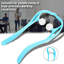 Load image into Gallery viewer, 3 Colors Neck Massager Manual-Neck and Shoulder Shiatsu Roller Ball Auto Massage Tool for Pain Relief of Neck and Muscles, Ergonomic, Lightweight and Portable Design(#2)