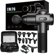 Load image into Gallery viewer, TOLOCO Massage Gun, Upgrade Percussion Muscle Massage Gun for Athletes, Handheld Deep Tissue Massager (Black)