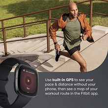 Load image into Gallery viewer, Fitbit Sense Advanced Smartwatch with Tools for Heart Health, Stress Management & Skin Temperature Trends, Carbon/Graphite Stainless Steel