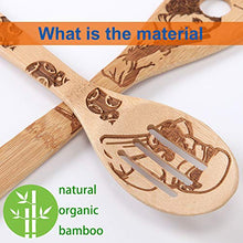 Load image into Gallery viewer, 5 PCS Star War Burned Wooden Spoons Cooking Organic Spoons Turners Carved Spatulas Non-Stick for Cookware Kitchen Gadgets - Premium Quality Gifts for Housewarming and Wedding