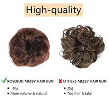 Load image into Gallery viewer, Hair Buns Hair Piece Scrunchies for Women Wavy Curly Ponytail Extensions Synthetic Donut Updo Hair Chignons Hair Accessories Thick Hair Pieces 4-30#