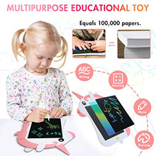 Load image into Gallery viewer, Unicorn LCD Writing Tablet for Kids, 8.5 Inch Doodle Scribbler Pad with Stylus,Painting Board, Magic Board, Birthday Gifts, Drawing Board Educational Toys for 3+ Years Old Boy Girl, Pink