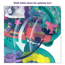 Load image into Gallery viewer, Polly Pocket Otter Aquarium Compact, 2 Micro Dolls, 5 Reveals, 12 Accessories, Pop & Swap Feature, 4 & Up