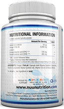 Load image into Gallery viewer, Omega 3 Fish Oil 2000mg Plus Vitamin D3 2000IU – 250 Capsules Over 4 Months Supply – 720mg EPA & 480mg DHA per Serving High Strength 1100mg Fish Oil per Capsule