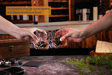 Load image into Gallery viewer, VOVZON Whiskey Stones and Glasses Gift Set for Men – 8 Whisky Scotch Bourbon Chilling Stones, 2 Whiskey Glasses in Wooden Box – Christmas/Father's Day/Birthday Gift/Present for Father Dad Boyfriend