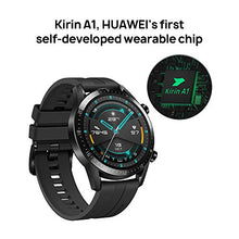 Load image into Gallery viewer, HUAWEI Watch GT 2 (46 mm) Smart Watch, 1.39 Inch AMOLED Display with 3D Glass Screen, 2 Weeks Battery Life, GPS, 15 Sport Modes, 3D Glass Screen, Bluetooth Calling Smartwatch, Matte Black