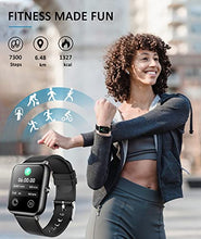 Load image into Gallery viewer, ANCwear Smart Watch, 1.69" Touch Screen Running Watch with Pedometer, Blood Pressure and Heart Rate Monitor, IP68 Waterproof Smartwatch for Men Women Ladies, Compatible Android iPhone Smartphone