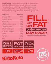 Load image into Gallery viewer, Keto Keto Bars 12 x 50g Keto Snacks For Weight Loss | Keto Diet, Sugar Free Snack, Meal Replacement Bar | Healthy Snacks, Keto Food, Low Carb | Low Calorie, Vegan Food, Breakfast Bar (Cherry Bakewell)