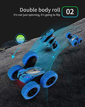 Load image into Gallery viewer, Pup Go Remote Control Stunt Car - 4WD 2.4Ghz 360° Flips Rechargeable RC Car for Kids, Radio Controlled Car Toys, Gifts for 3 4 5 6 7 8 9 Year Old Boys (Blue)
