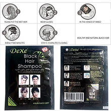 Load image into Gallery viewer, Black Hair Shampoo-Dexe Black Hair Shampoo for Natural Hair,Temporary Instant Hair Dye Maintain for Men and Women Black Color/Easy to Use/Last 30 days/Natural Ingredients (Pack of 10)