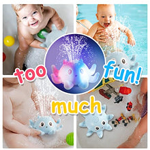 Load image into Gallery viewer, Baby Bath Toys, Electric Octopus Spray Swimming Pool Water Squirt Toy, LED Light up Bath Tub Toys, Gifts for Kids Toddler Infant, Girls and Boys Bath-time