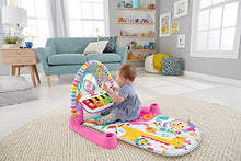 Load image into Gallery viewer, Fisher-Price Deluxe Kick & Play Piano Gym, play mat and activity toys with lights, music, and learning content for infants