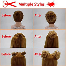 Load image into Gallery viewer, Observe your hair color outdoors! iLUU Purple Blue Hair Bun Extensions Messy Hair Scrunchies Synthetic Fiber Hair Pieces for Women 2pcs/pack Hair Bun Donut Updo Ponytail Hairpiece (2410#)