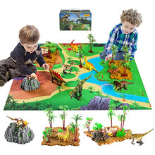 Load image into Gallery viewer, Dinosaur Toys for Boys Age 3-6, Dinasour Gift for Boys Educational Toys for 3 4 5 6 Year Old Boys Toys Age 3-6 Kids Toys Age 3 4 Presents for 3 Year Old Boys Toys Dinosaurs Play Mat Set Figures T Rex