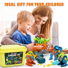 Load image into Gallery viewer, Dreamon Take Apart Dinosaur Toys for Kids with Storage Box Electric Drill, DIY Construction Build Set Educational STEM Gifts for Boys Girls
