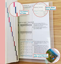 Load image into Gallery viewer, Budget Planner - Monthly Finance Organizer with Expense Tracker Notebook to Manage Your Money Effectively, Undated Finance Planner/Account Book, Start Anytime, 1 Year Use, A5, Rose