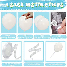 Load image into Gallery viewer, 113 Pcs White Balloons Garland Arch Kit, 5''/10'' Latex Macaron Balloons Decoration Balloons with Arch Making Tools for Boys Girls Birthday Party Festival Wedding Anniversary Baby Shower Supplies