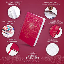 Load image into Gallery viewer, Legend Budget Planner – Deluxe Financial Planner Organizer & Budget Book. Money Planner Account Book & Expense Tracker Notebook Journal for Household Monthly Budgeting & Personal Finance – Hot Pink
