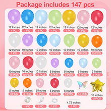 Load image into Gallery viewer, Rainbow Balloon Arch Garland Kit Party Decorations 147PCs Blue Pink Green Orange Red Star Foil Balloons Butterfly for Girls Boys Birthday Baby Shower Decoration Wedding Anniversary Party Supplies