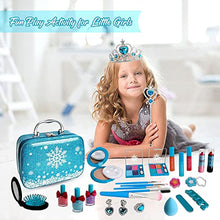 Load image into Gallery viewer, Flybay Kids Makeup Sets for Girls, Washable Kids Makeup Girls Toys, Children Makeup Kit, Real Cosmetic Beauty Set for Kids Role Play Christmas Birthday Gifts for 3 4 5 6 7 8 Year Old Girl