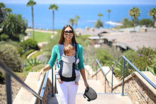 Load image into Gallery viewer, Beco Gemini Baby Carrier - Cool Navy, Sleek and Simple 5-in-1 All Position Backpack Style Sling for Holding Babies, Infants and Child from 7-35 lbs Certified Ergonomic