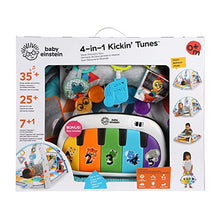 Load image into Gallery viewer, Baby Einstein, 4-in-1 Kickin' Tunes Music and Language Discovery Play Gym with Piano, Activity Gym and Play Mat with Detachable Activity Toys, Lights, Sounds and Music, Ages Newborn +