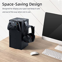 Load image into Gallery viewer, Mcbazel Dust Cover for Xbox Series X Controller with 2 Gaming Headset Holder Hanger Stand,Dust Fliter Cover Controller Mount Holder Stand Compatible with Xbox Series X Console