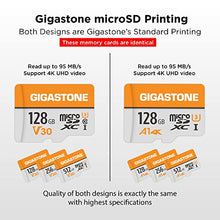 Load image into Gallery viewer, Gigastone Micro SD Card 128GB 2-Pack, 4K UHD Video, Surveillance Security Cam Action Camera Drone Professional, 100MB/s Micro SDXC UHS-I A1 Class 10