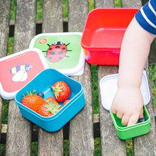 Load image into Gallery viewer, TUM TUM Nesting Snack Pots for Kids, Snack Boxes for Kids, Kids Snack Box Set, BPA Free - Bugs