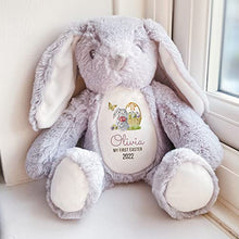 Load image into Gallery viewer, My First Easter Toy | Bunny Plush Soft 1st Easters Toys | Personalised Gifts with Name | 35 CM | Gift For Kid Child Nephew Baby Daughter Son | Bunnies Rabbit Keepsake Present