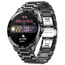 Load image into Gallery viewer, LIGE Smart Watch for Men, 1.3" Full Touch Screen IP67 Waterproof Fitness Tracker Watches with Message Notifications Heart Rate Sleep Monitor Activity Tracker for Android iOS (Black)