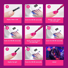 Load image into Gallery viewer, Gelike Glow In The Dark Gel Nail Polish Set, Neon Gel Nail Polishes 6PCS 10ml, Neon Green Pink Orange Yellow Blue Purple Gel Nail Polish Set, Soak Off UV Gel Neon Luminous Gel Nail Kit Nail Varnish