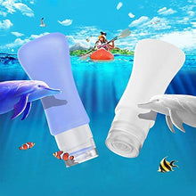 Load image into Gallery viewer, 4 Pack Travel Bottles, TSA Approved Containers, 3oz Leak Proof Travel Accessories Toiletries,Travel Shampoo And Conditioner Bottles,Perfect for Business or Personal Travel, Fun Outdoors 9 Pieces
