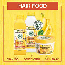 Load image into Gallery viewer, Garnier Ultimate Blends Hair Food, Banana 3-in-1 Dry Hair Mask Treatment, 390ml