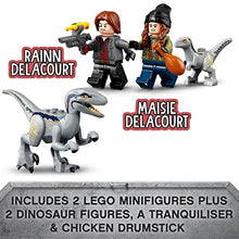 Load image into Gallery viewer, LEGO 76946 Jurassic World Blue and Beta Velociraptor Capture with Truck and 2 Dinosaur Toys For Kids Aged 6 Plus, 2022 Dominion Movie Inspired Set